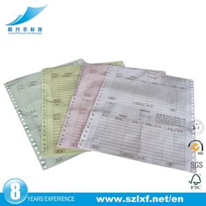 Papel de Impresión Continua para Computadora, Papel Autocopiativo sin Carbón, el Más Popular, de 5 Capas, de Color - Product Image 2