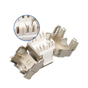 Cat5e Cat6 Cat6a Cat7 Rj45 Cat6a Được Bảo Vệ Hoàn Toàn STP Keystone Jack Cat6a - Product Image 4