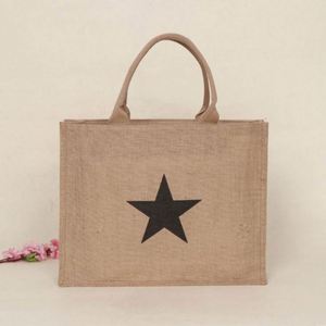 Sac de courses en jute à prix avantageux, vente en gros - Product Image 2