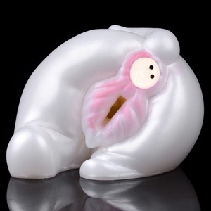 GEEBA Dual Channel Male <b>Masturbator</b> Cup Fantasy Pig Vagina Anal for Men Penis Stroker Sex Toys Artificial Vaginal Pocket Pussy - Product Image 5