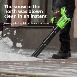 Souffleur électrique sans fil rechargeable à batterie lithium 21V, moteur sans balais en plastique de qualité industrielle et DIY, débit d'air de 500 m³/h - Product Image 5