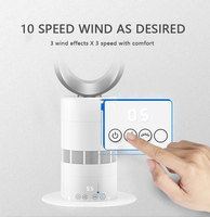 Ventilador de Torre Eléctrico sin Aspas, Enfriamiento por Aire, Control Digital, Uso en Exteriores, Motor DC, Embalaje en Caja Corrugada