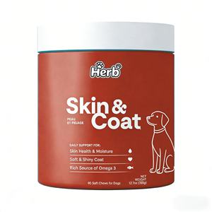 Suplemento para la Piel y el Pelaje de Perros de Marca Privada OEM/ODM con Colágeno, Biotina y Vitamina C que Ayuda a Mantener una Piel Normal - Product Image 1