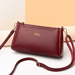 Women Branded Trend Hand Bag Female Causal Shoulder Handbags Embroidery Thread <b>Small</b> PU Leather Crossbody Bags - Product Image 2
