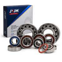 JYJM OEM 7306 Bantalan Bola Kontak Sudut 30x72x19mm Baja Krom Presisi Satu Baris Bantalan Motor Spindle Mesin CNC