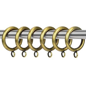Oeillets d'anneau de rideau en aluminium de diamètre <span class=keywords><strong>intérieur</strong></span> de 1.5 pouces Grand diamètre de <span class=keywords><strong>fil</strong></span> pour 1 tige de 1/4 pouces Accessoires de numéro de modèle 38mm - Product Image 4