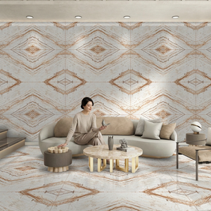 Vistaar White Marble Ceramic Porcelain Tiles 24x48 Inch Luxury Bathroom Floor Wall Collection - Product Image 6