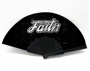 New Letter Fashion Portable and Foldable Handmade Handheld Plastic Fan - Product Image 1