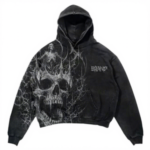 Vente en gros de sweats à capuche unisexes en coton 100% vintage, col rond, tricotés, avec logo imprimé sur le devant, style libre, manches longues, coupe classique, été - Product Image 1