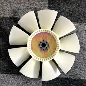 อะไหล่เครื่องยนต์รถขุดสำหรับเครื่องยนต์ <span class=keywords><strong>Sk200</strong></span>-<span class=keywords><strong>5</strong></span>/6D31/6D34 อะไหล่ใบพัดลม <span class=keywords><strong>KOBELCO</strong></span> สี่รู 9 ใบพัด ระบายความร้อนได้ดี - Product Image 1