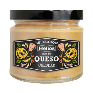 Salsa Cheddar Helios 300G Senza Glutine, Crema Spalmabile al Formaggio con 10% di Formaggio e Contenuto di Frutta e Zuccheri - Product Image 1