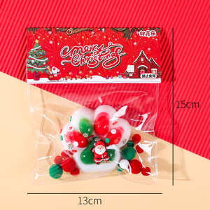 Jouets de Noël à presser au design attrayant, Slime solide en colle souple avec griffe de chat, pour le soulagement du stress de Noël, sensation de pincement réaliste - Product Image 4