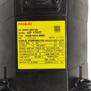มอเตอร์เซอร์โว AC ยี่ห้อ FANUC รุ่น A06B-0238-B605 หรือ A06B-0238-B605 # S000 A06B0238B605 - Product Image 3