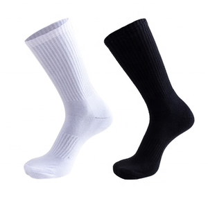 KANGYI chaussettes côtelées de haute qualité concevez vos propres chaussettes blanches simples de basket-ball - Product Image 2