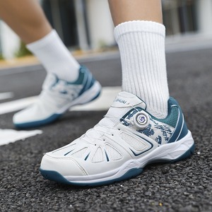 Chaussures de sport respirantes et amorties, design à boucle rotative, antidérapantes, chaussures professionnelles pour le badminton, le tennis, l'entraînement quotidien - Product Image 3