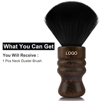 Grande brosse à dépoussiérer le cou pour barbier, accessoires professionnels de barbier, fournitures de nettoyage, cadeaux pour hommes, cadeau pour la fête des pères