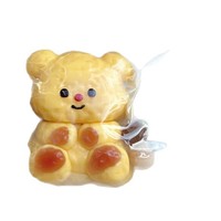 Jouet à presser en forme d'ours crémeux et beurré, un objet de décompression, un adorable petit jouet de dessin animé, sac surprise, à rebond lent et super doux