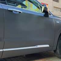 1.52*17m auto changement de couleur vinyle wrap voiture voiture accessoires film d'emballage en gros super muet métal noir wrap voiture vinyle