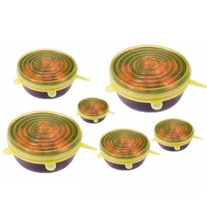 Couvre-aliments en silicone multifonctionnel pour un usage domestique, couvercle extensible pour la conservation des aliments - Product Image 1