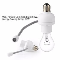 Support de lampe intelligent à télécommande sans fil pour lampes LED ordinaires et lampes à incandescence
