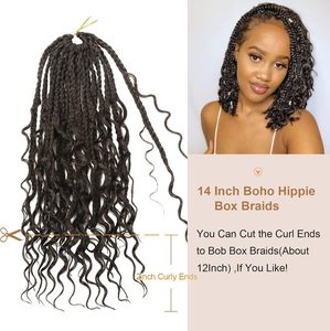 Bán Buôn Afro Niềm Đam Mê Twist Mở Rộng Pre-Xoắn Crochet Bện Dợn Sóng Boho Bom Crochet Nhiệt Độ Cao Sợi Sang Trọng Sợi - Product Image 4