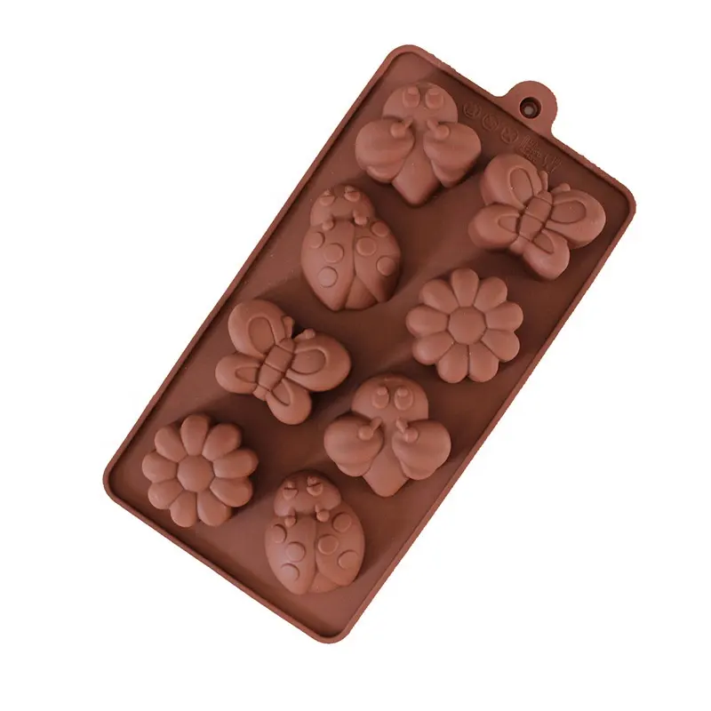 Hot Sale Non Stick Candy Mold Silicone Baking Mold for Chocolate Cake Jelly Ice Cube Soap
