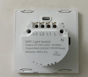 Interruptor inteligente Zigbee estándar UE/Reino Unido Interruptor de pared con función táctil compatible con ALxa Interruptor inteligente de pared sin línea neutral - Product Image 5