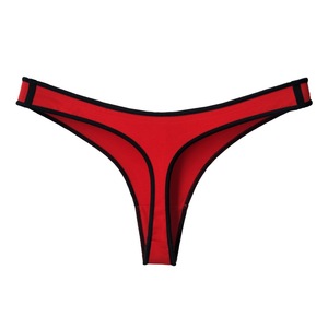 กางเกงในจีสตริงผ้าซาตินเซ็กซี่สำหรับผู้หญิง,ชุดชั้นใน Cueca ดีไซน์เรียบง่ายพิมพ์โลโก้ - Product Image 4