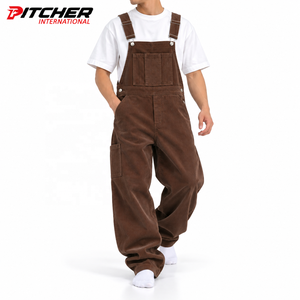 Custom <b>Mens</b> <b>Dungarees</b> Cotton Denim Utility Pockets Denim Workwear for Private Label Fashion Brands Supply - Product Image 4