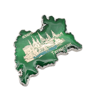 ของที่ระลึกจากตาตาร์สถานแม่เหล็กติดตู้เย็นสำหรับเดินทางรัสเซียแผนที่ดีไซน์เป็นของขวัญสำหรับนักท่องเที่ยวแม่เหล็กติดตู้เย็น - Product Image 4