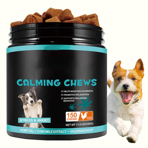 Masticables Calmantes Naturales y Orgánicos para Perros con Aceite de Cáñamo para el Alivio del Estrés y la Ansiedad, 150 Masticables Suaves con Sabor a Pollo para Todas las Razas, Premium - Product Image 5