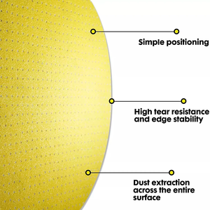 यूएस वेयरहाउस शिपिंग 24 एच 5 पीसी ड्राईवॉल सैंडिंग पेपर सैंडिंग पेपर सैंडर अपघर्षक डिस्क हुक और लूप 80-220 # - Product Image 2
