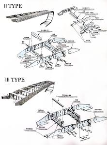 Cadena de cable de acero inoxidable chapada en CNC tipo puente rígido para cadena portadora de cable modular para energía para arrastre - Product Image 2