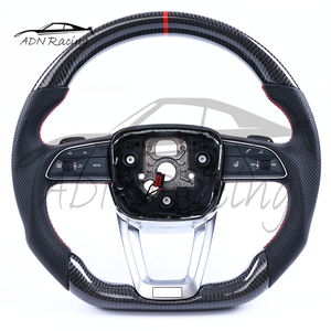 Volant chauffant en fibre de carbone véritable pour <span class=keywords><strong>Audi</strong></span> B9.5 8W S4 RS4 ACC HOD Détection des mains - Product Image 1
