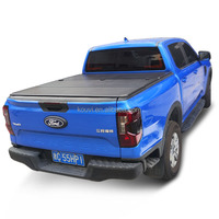 Couverture de benne rigide pliable en trois parties en alliage d'aluminium à profil bas pour camionnettes GMC Sierra et Chevy Silverado 6.8 (2019-2026)