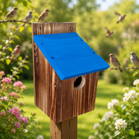 Nichoir à oiseaux en bois de luxe