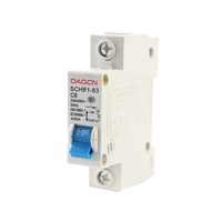 Daqcn DX3 Listrik Nilai Saat Ini 6A Tiang Circuit Breaker