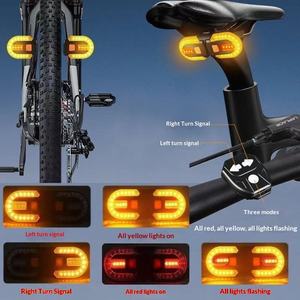 Luces Traseras de Señalización para Bicicleta, Luces Recargables Inalámbricas, Indicadores LED Traseros para Scooter - Product Image 5