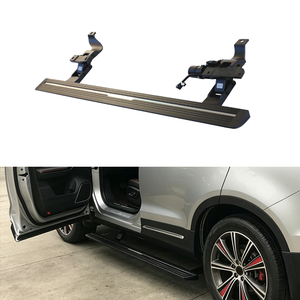 บันไดข้างรถยนต์ WEIJIA ทำจากอลูมิเนียมอัลลอย สำหรับ Haval H6 แบบยืดหดอัตโนมัติ พร้อมไฟ LED สีดำ ป้องกันการลื่น - Product Image 1