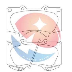 CX-D976 automobiles en gros <span class=keywords><strong>pièces</strong></span> de rechange pour TOYOTA FJ cruiser voiture plaquette de frein 04465-04070 plaquette de frein en céramique - Product Image 2