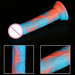 Penis buatan silikon bebas telur ringan mainan Dildos warna orgasme pria dan wanita - Product Image 4