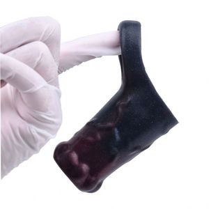 Monster Fantasy Reusable Silicon <b>Dildo</b> Sleeve Cock Extender Penis Sleeve Girth Enhancer Cock Sleeve Extender for Man - Product Image 6