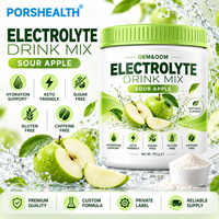 Poudre de boisson énergétique électrolytique à formule personnalisée, marque privée, supplément d'hydratation instantanée, certifié GMP