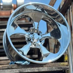 Rines <span class=keywords><strong>de</strong></span> Aleación <span class=keywords><strong>de</strong></span> Aluminio Forjado <span class=keywords><strong>de</strong></span> 1 Pieza, Cromados y Pulidos, Diseño Cóncavo Profundo, 18 Pulgadas, 5x112/5x114.3/5x120, para Concesionarios <span class=keywords><strong>Jeep</strong></span> (OEM) - Product Image 2