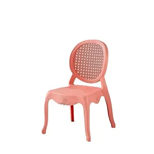 Wedding party bella princess acrylic chairs kids garden chair Red cute tables and chairs furniture for party