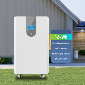 Batterie au lithium solaire Exliporc 16 kWh pour stockage d'énergie domestique 48 V, grade A LiFePO4, batterie divisée 512 V 314 Ah - Product Image 1