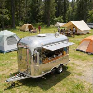 Food Truck Mobile avec Tente de Camping Intégrée pour Festivals en Plein Air et Services de Traiteur de Glamping - Product Image 5