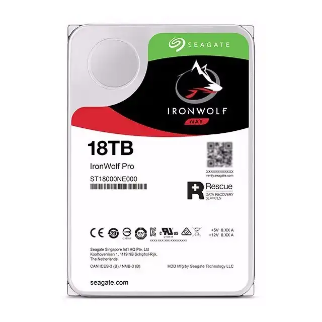 18TB 7200 RPM 256MB Cache SATA 6.0Gb/s 3.5" Internal Hard Drive ST18000NT001