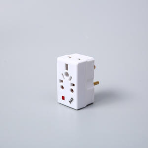 Tianhe Jinming Electric Appliances Travel <b>Adapter</b> 7196 <b>Universal</b> <b>Power</b> Plug 100-240V AC Port ABS Material - Product Image 5