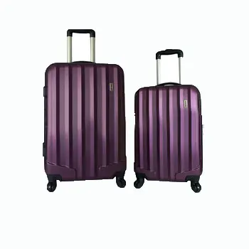 OEM Thermoformed Modern Design Suitcase Luggage Case Cover Carrying Plastic Suitcase ABS PC Travel Suitcase